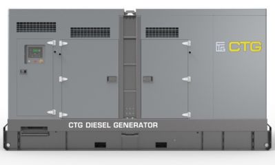 Дизельный генератор CTG 44C в кожухе с АВР