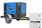 ТСС ЭД-30-Т400-2РКМ9 в шумозащитном кожухе на прицепе с АВР